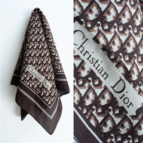 vintage christian dior scarf pattern.